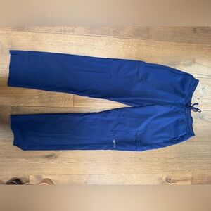 Women’s navy straight leg scrub pants